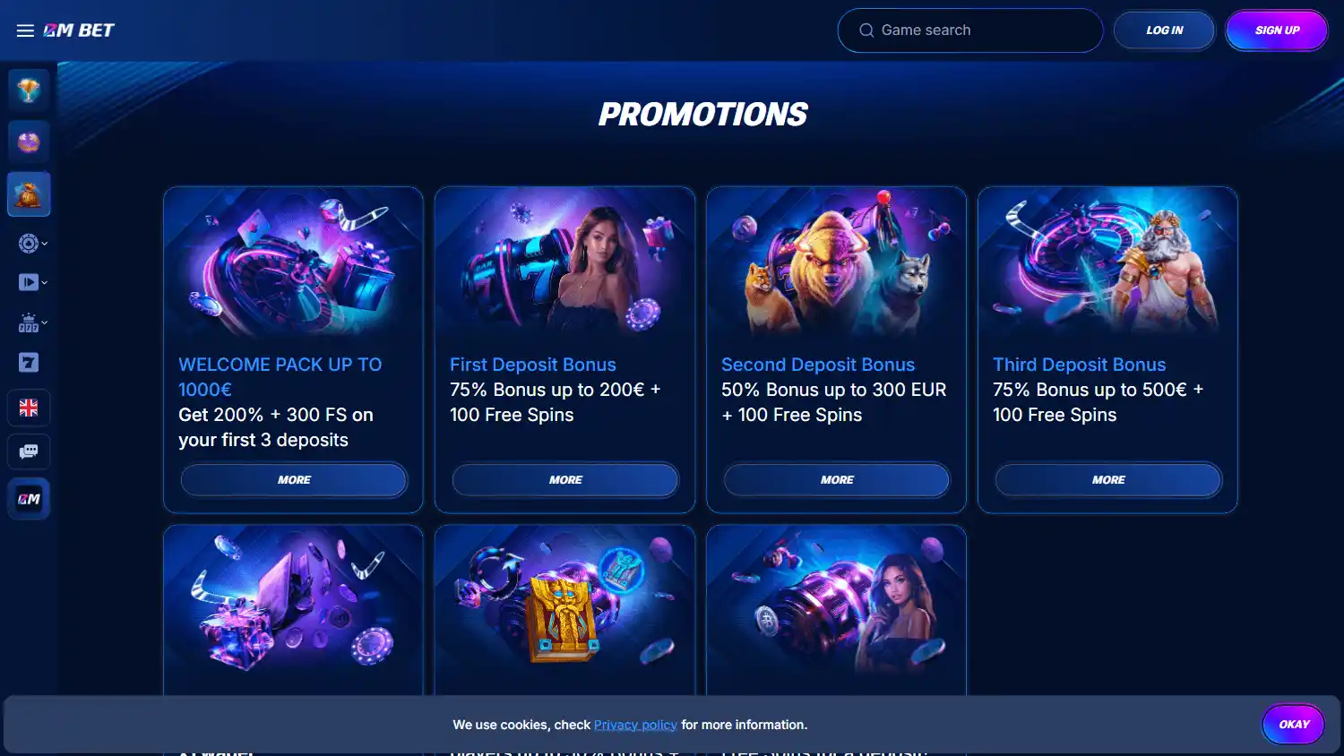 Bm.bet Casino screenshot 3