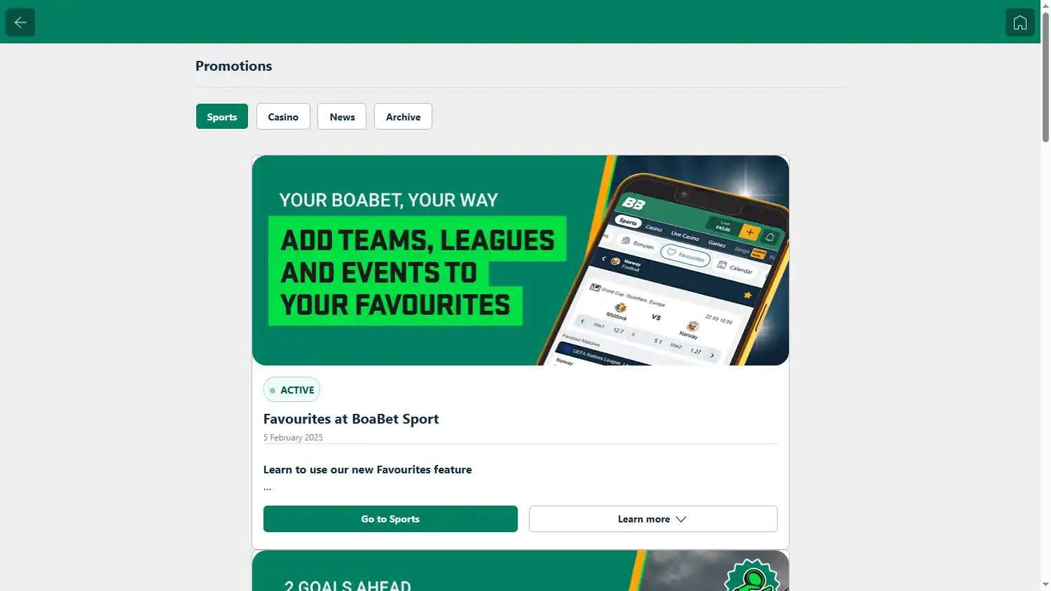 BoaBet Casino screenshot 3