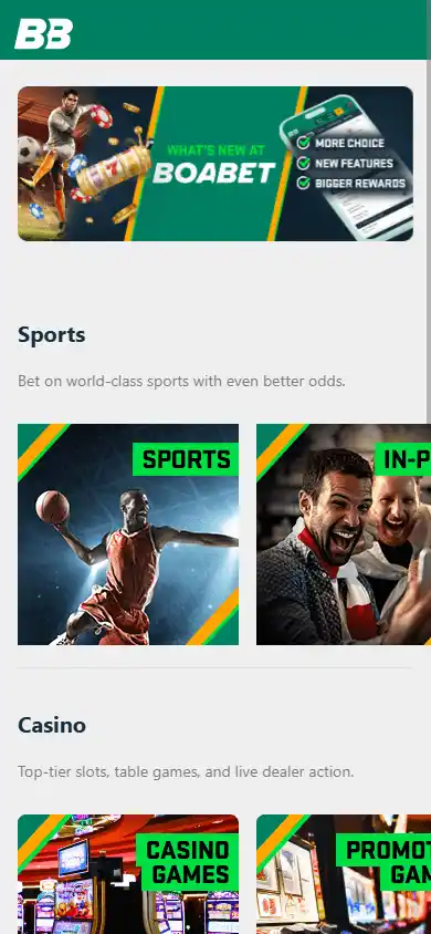 BoaBet Casino screenshot 4