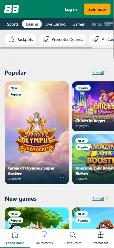 BoaBet Casino screenshot 5
