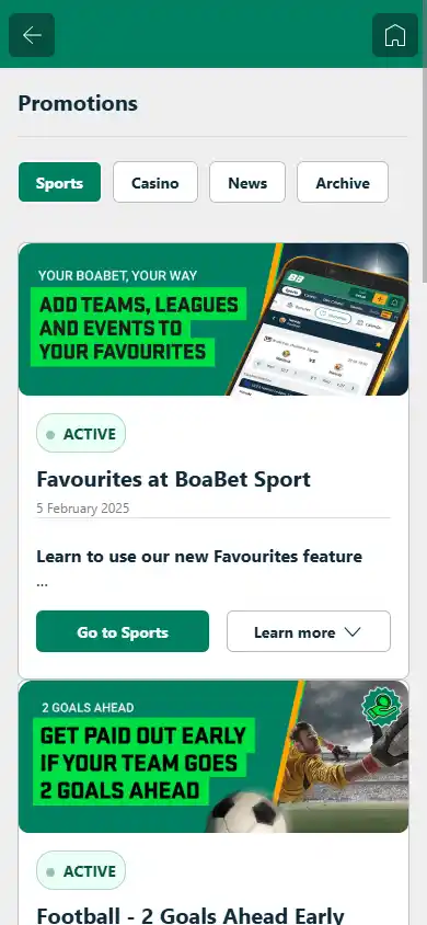 BoaBet Casino screenshot 6