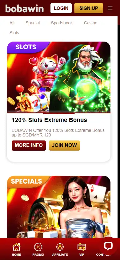 Bobawin Casino screenshot 6