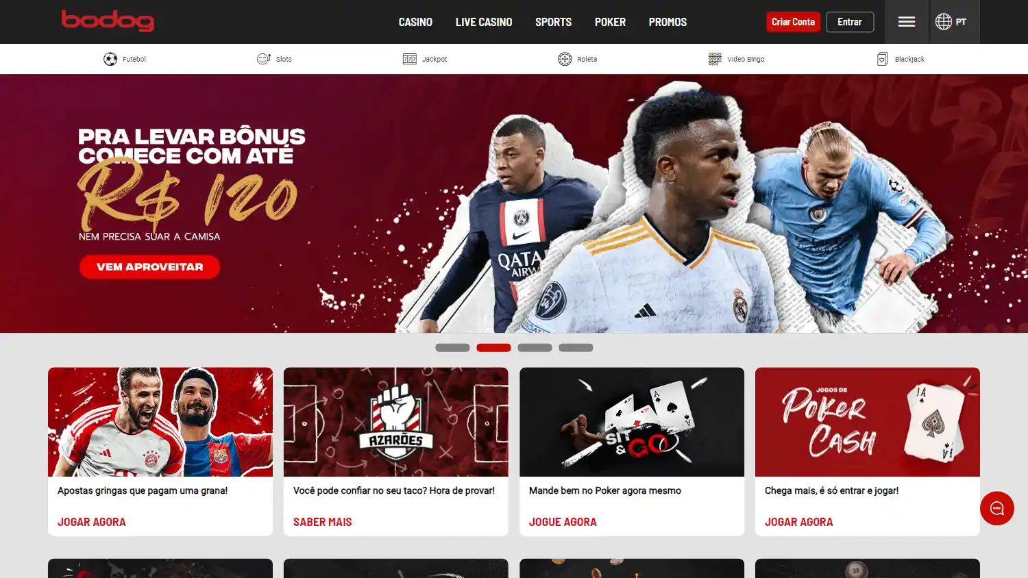 Bodog Casino screenshot 1