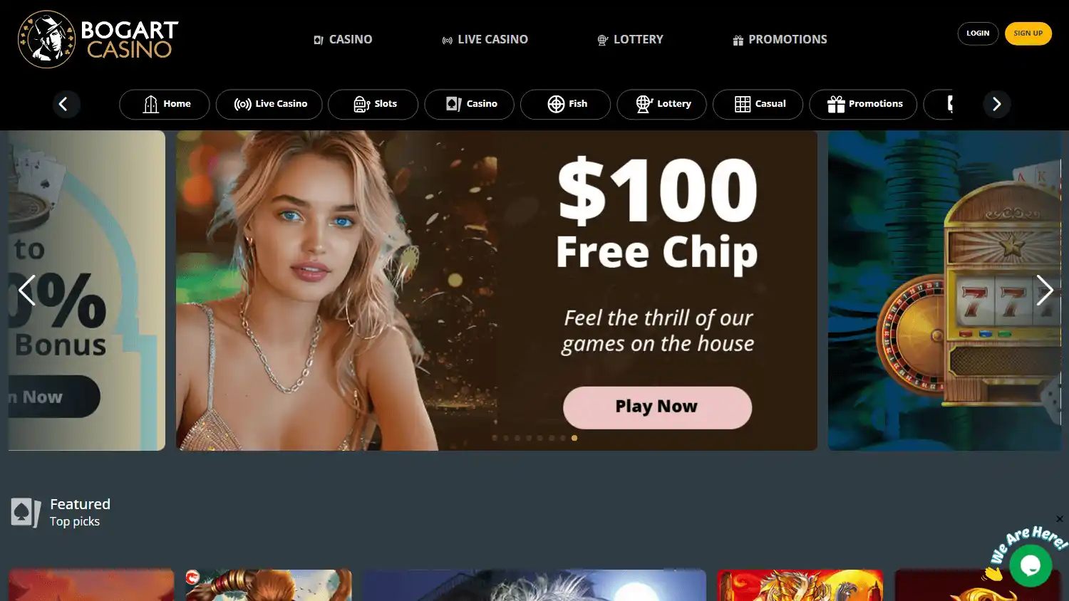 Bogart Casino screenshot 1