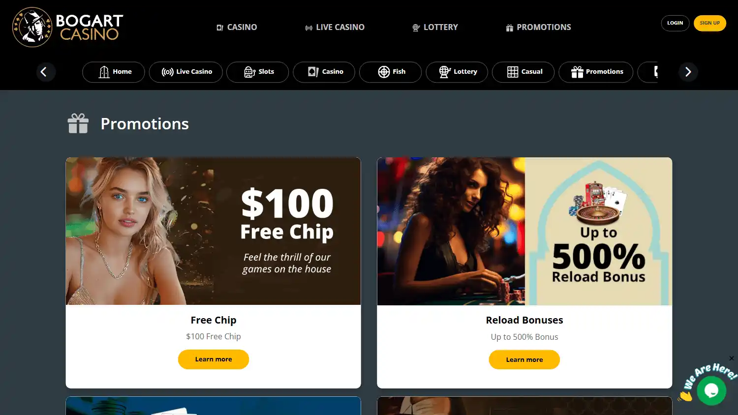 Bogart Casino screenshot 3