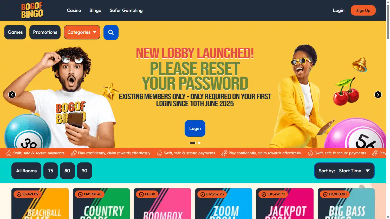 BOGOF Bingo Casino screenshot 1