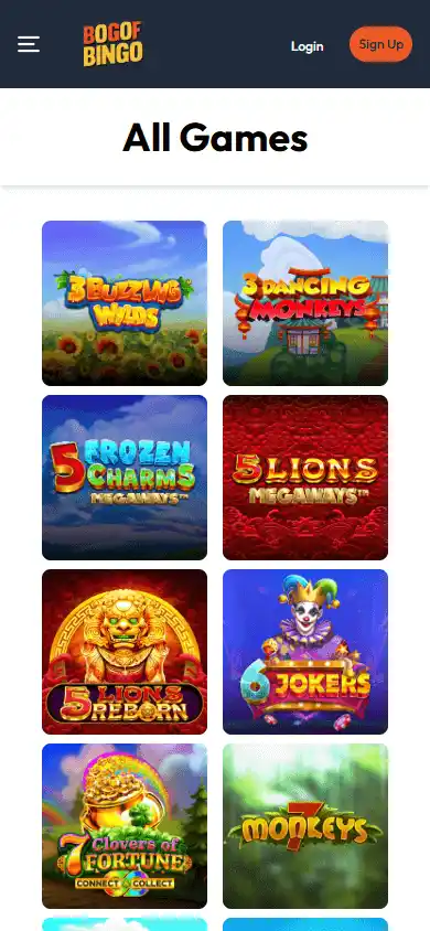 BOGOF Bingo Casino screenshot 5