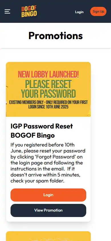 BOGOF Bingo Casino screenshot 6