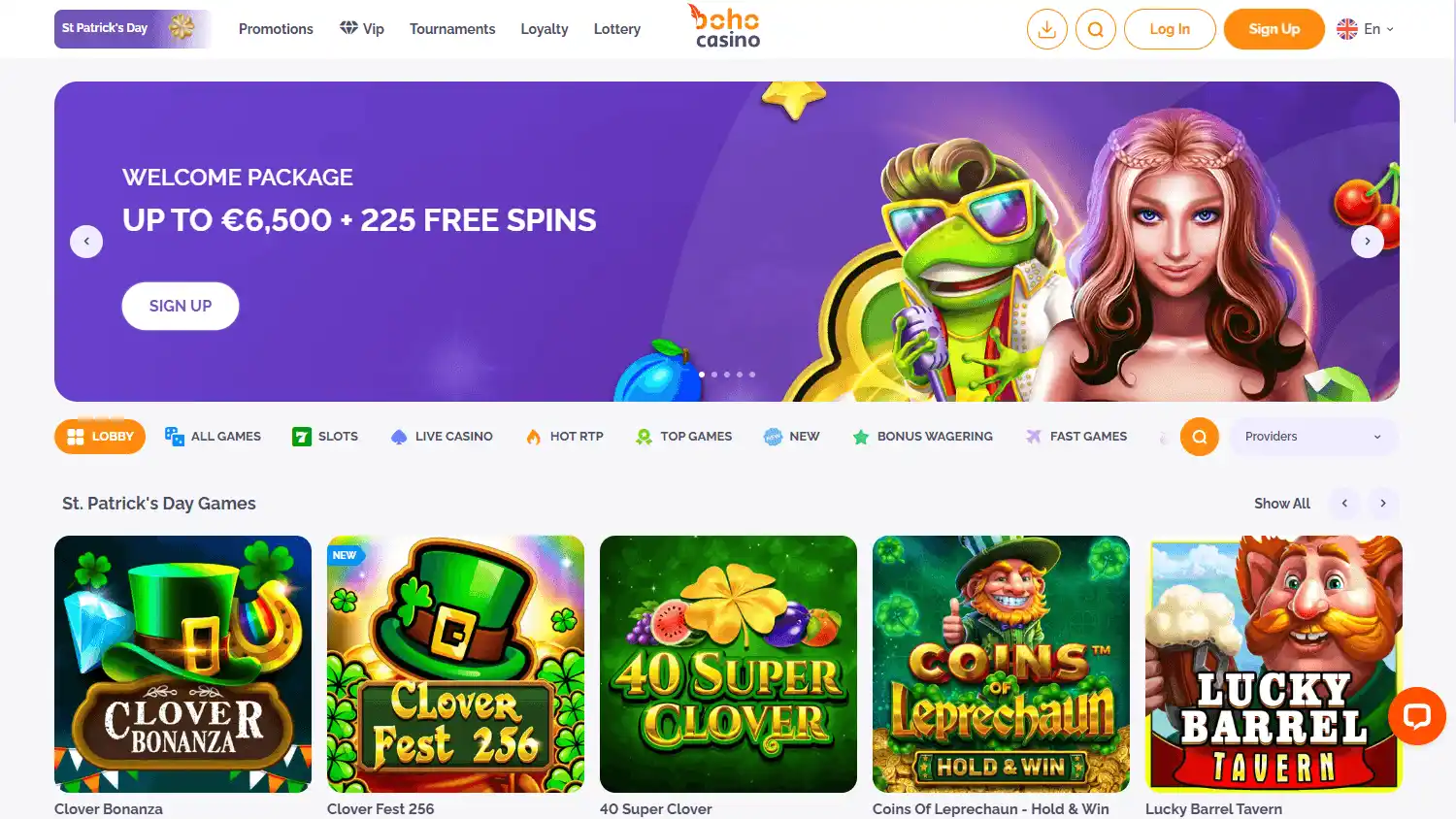 BOHO Casino screenshot 1
