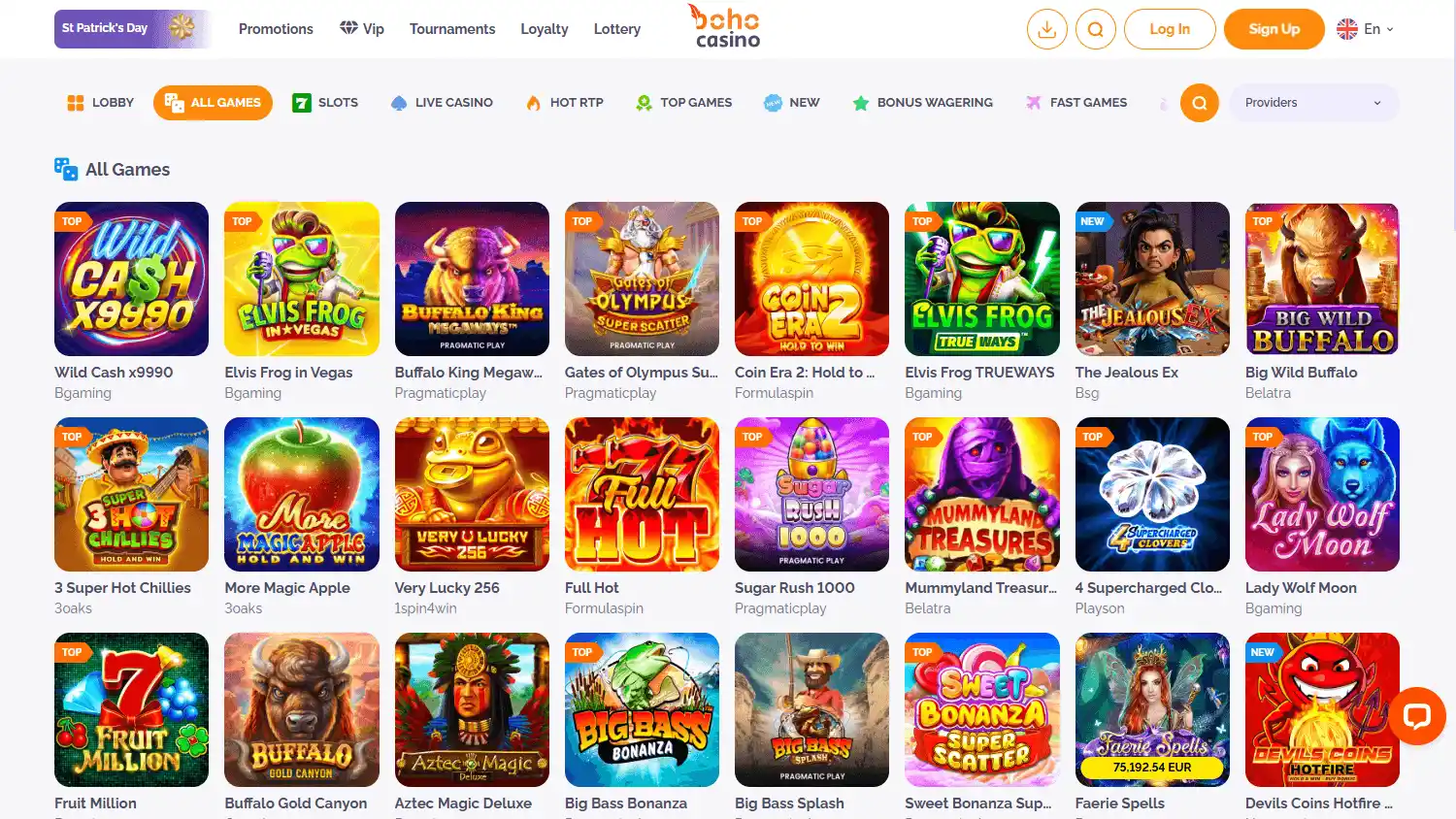 BOHO Casino screenshot 2