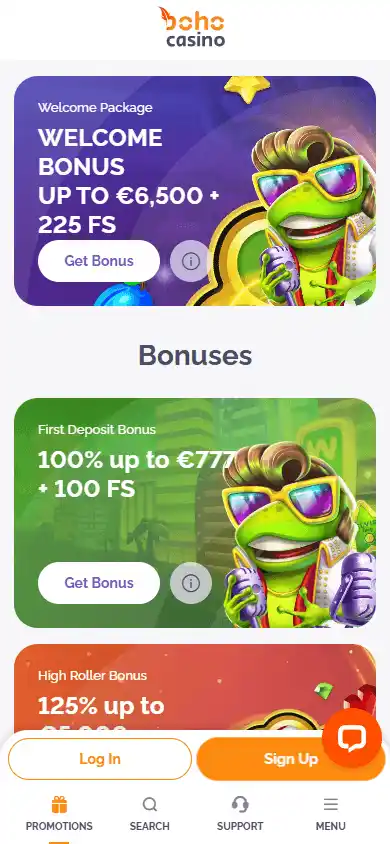 BOHO Casino screenshot 6