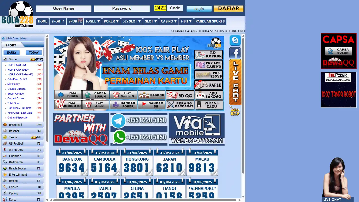 BOLA228 Casino screenshot 1