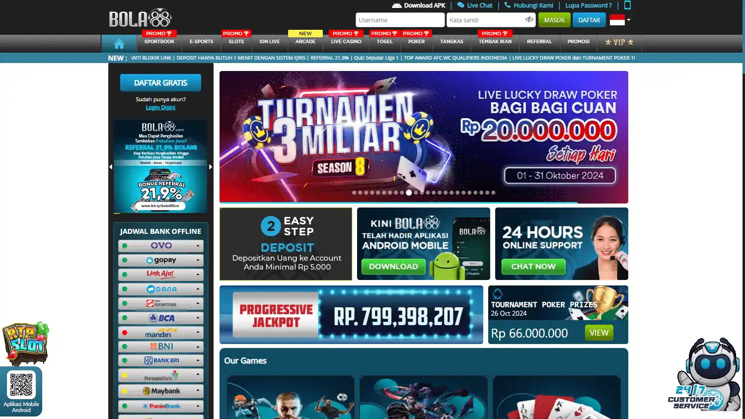 Bola88 Casino screenshot 1