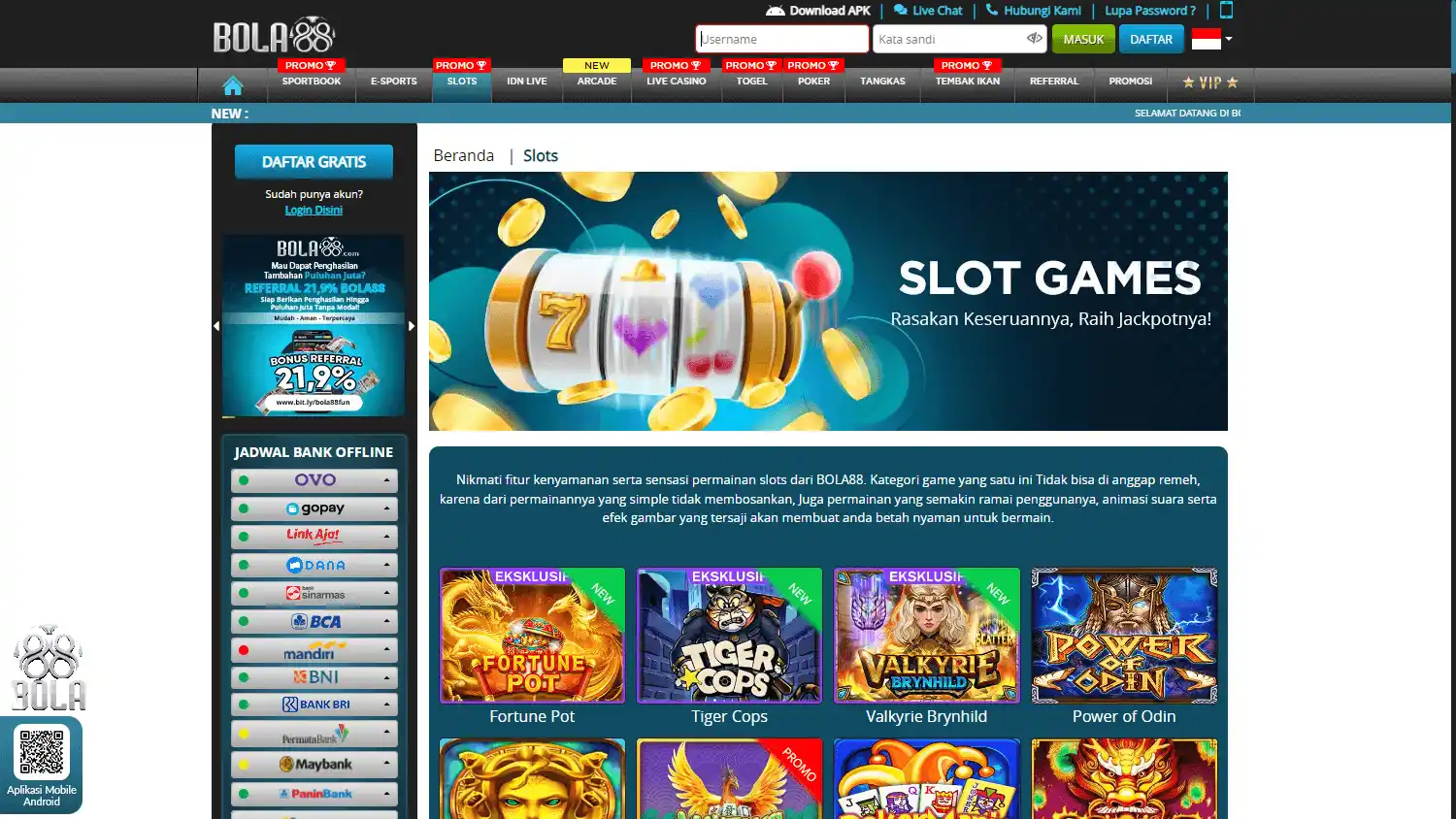 Bola88 Casino screenshot 2