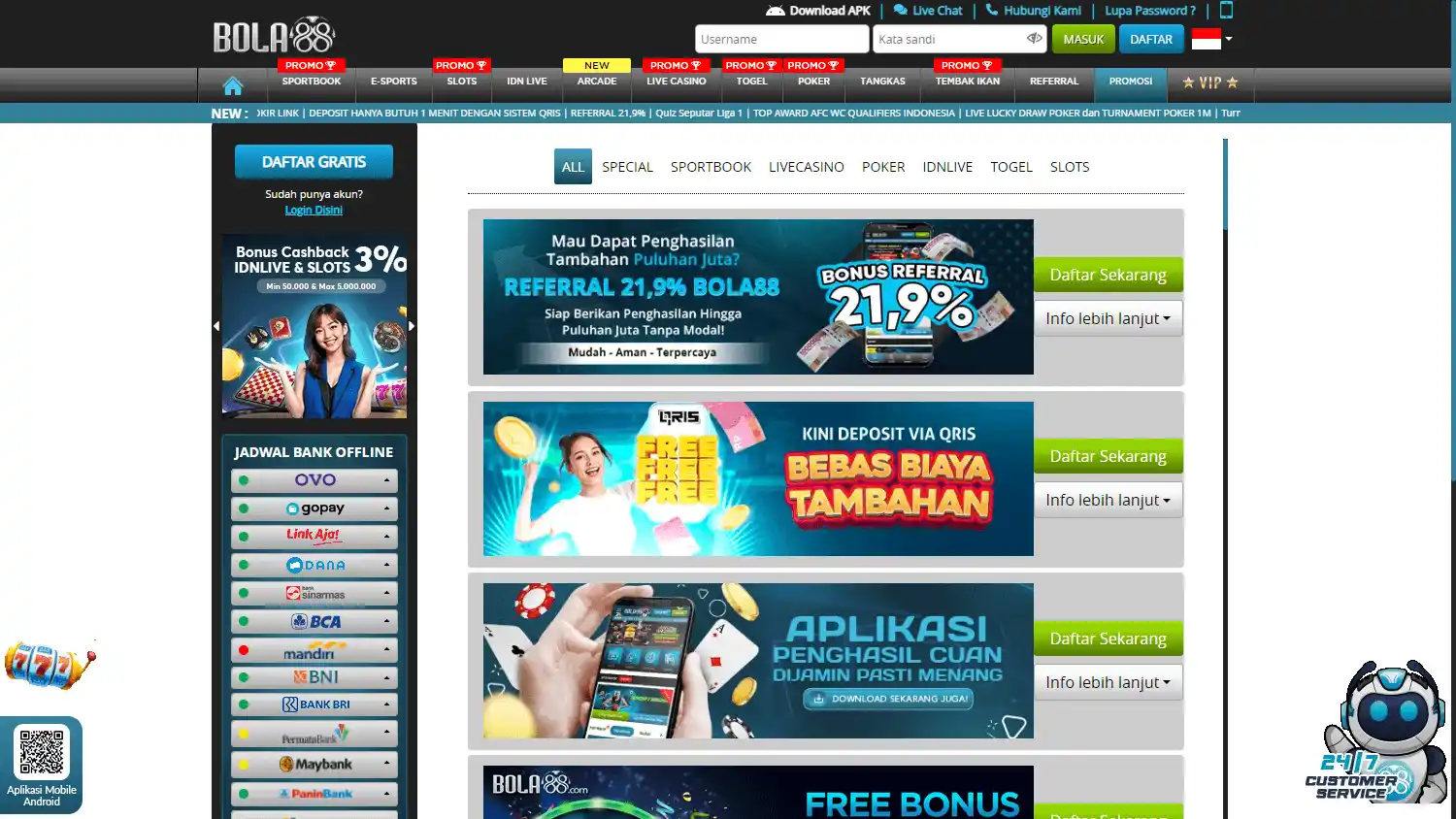 Bola88 Casino screenshot 3