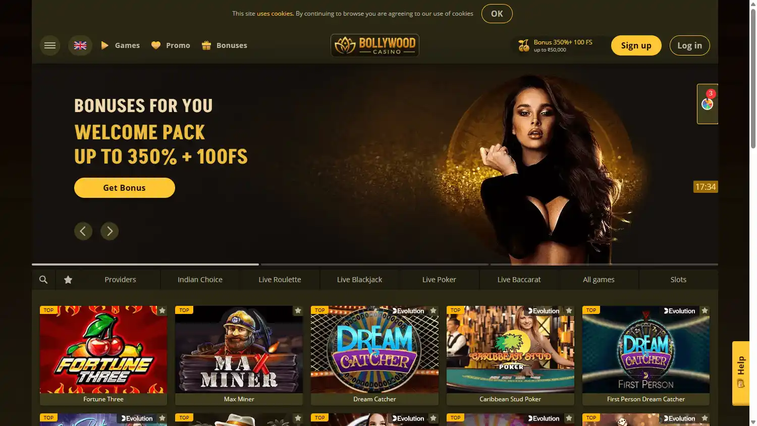 Bollywood Casino screenshot 1