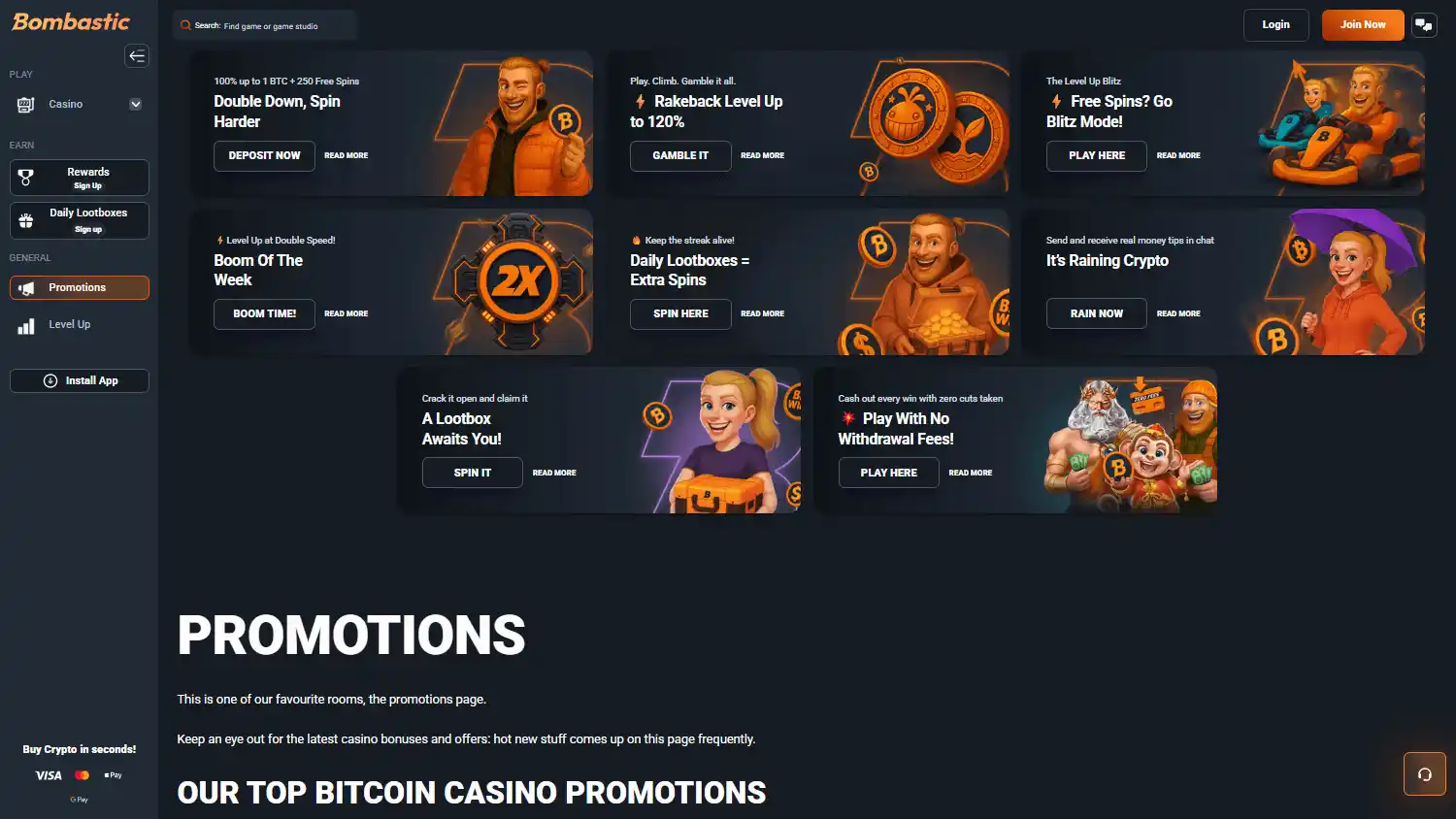 Bombastic Casino screenshot 3