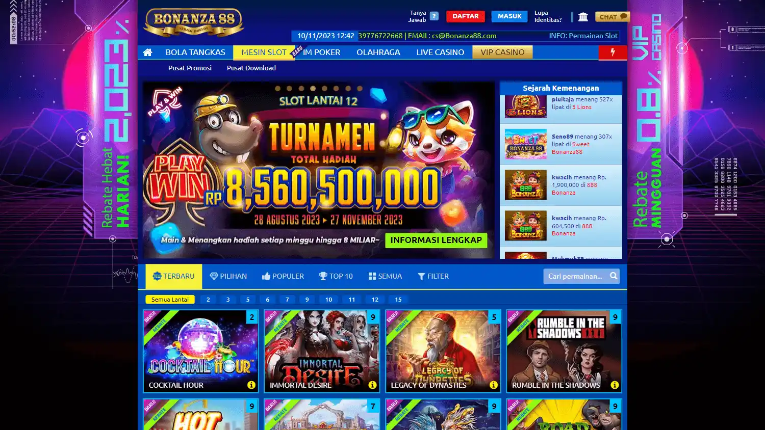 Bonanza88 Casino screenshot 2