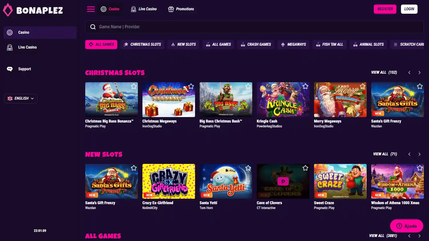 Bonaplez Casino screenshot 3