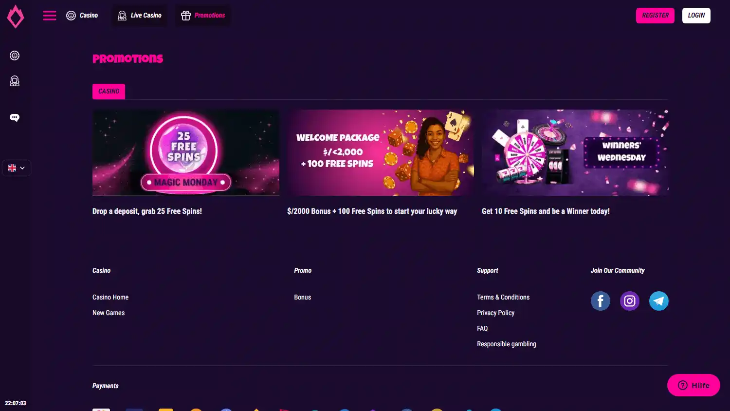 Bonaplez Casino screenshot 4