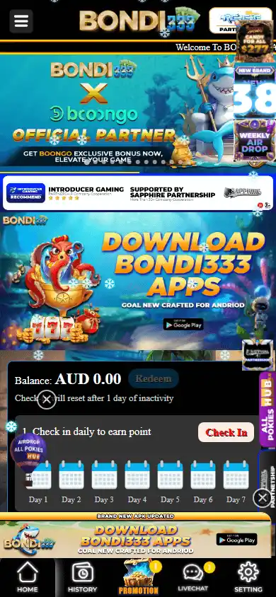 Bondi333 Casino screenshot 3