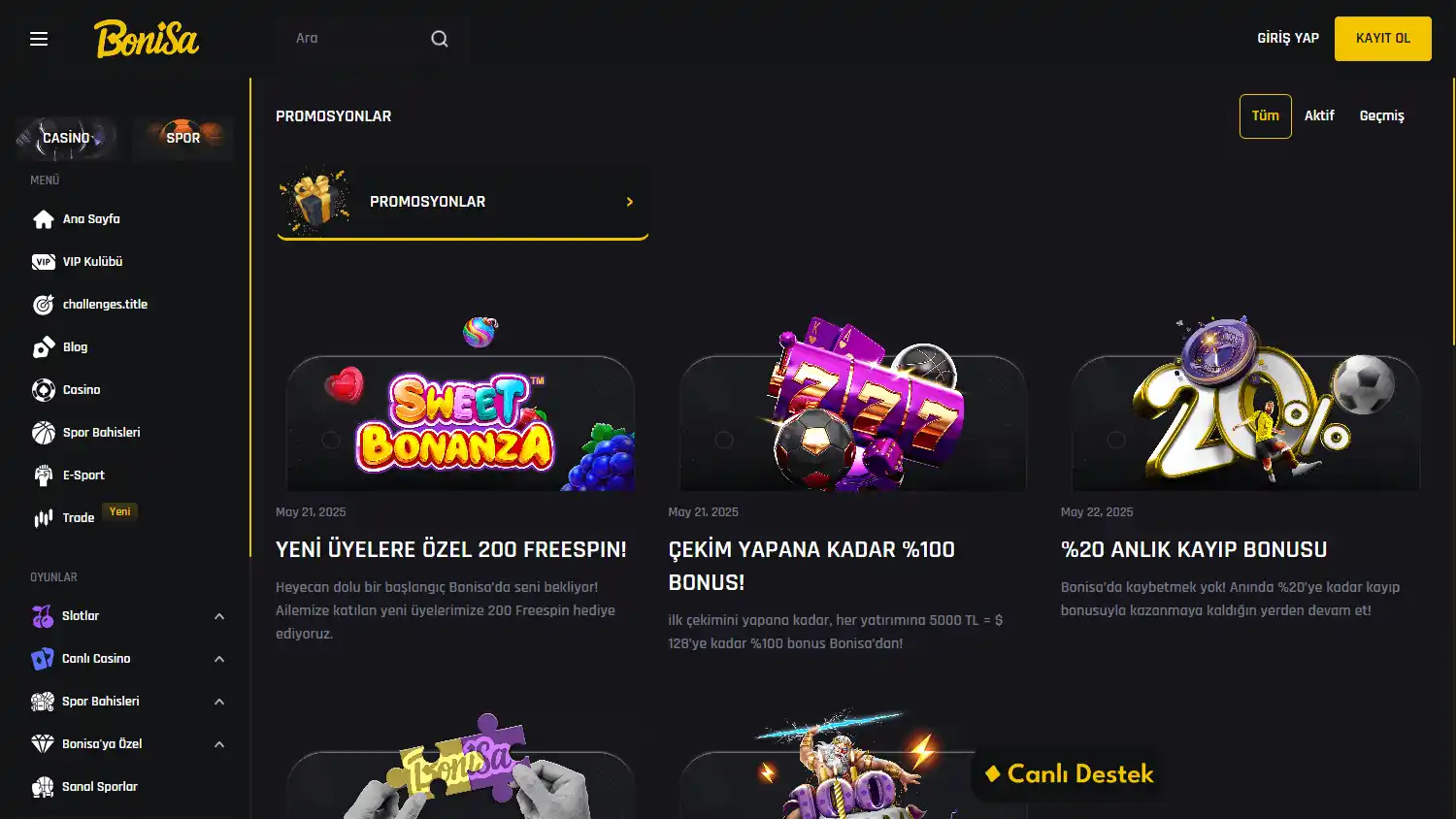 Bonisa Casino screenshot 3