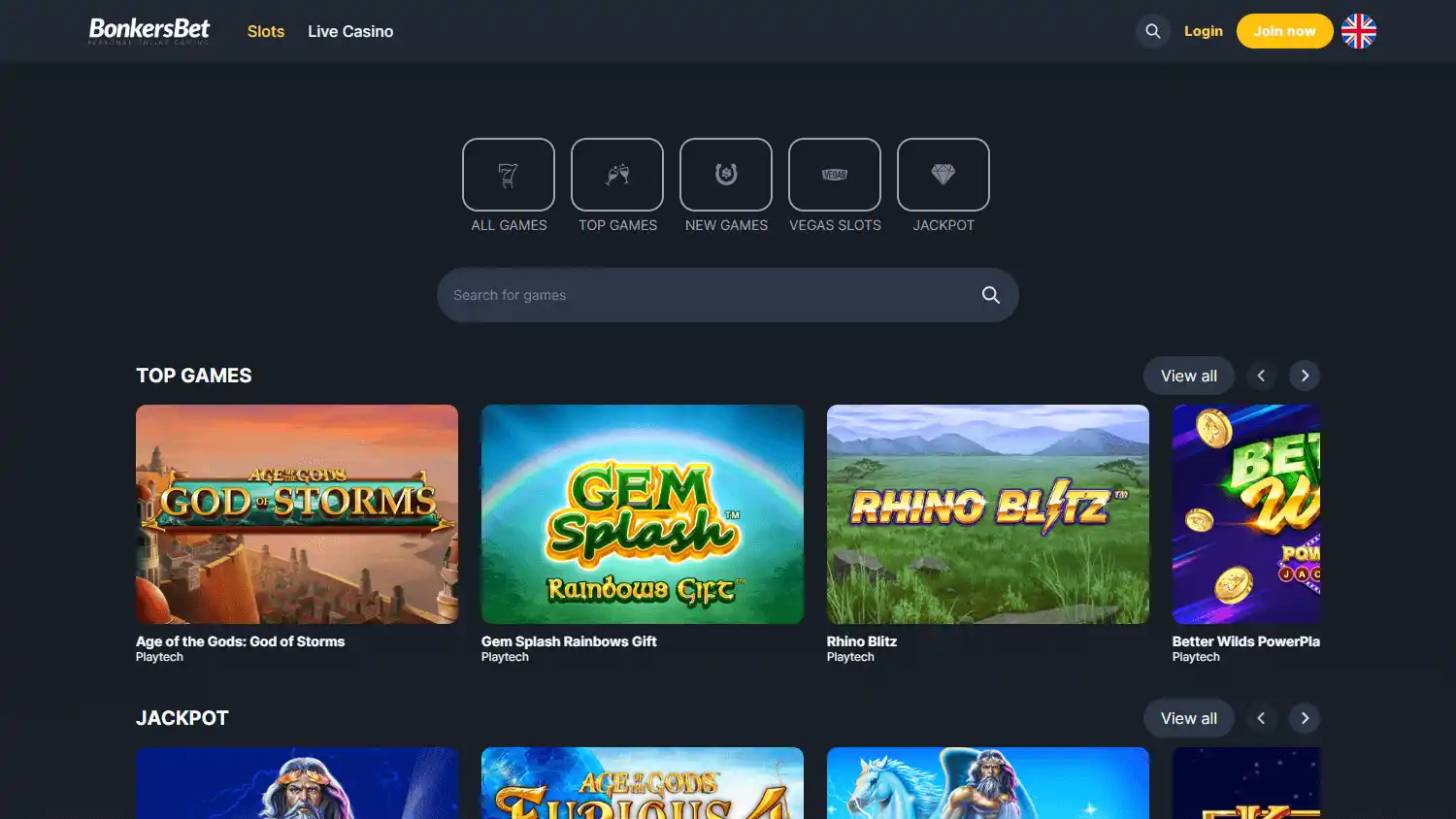 BonkersBet Casino screenshot 1