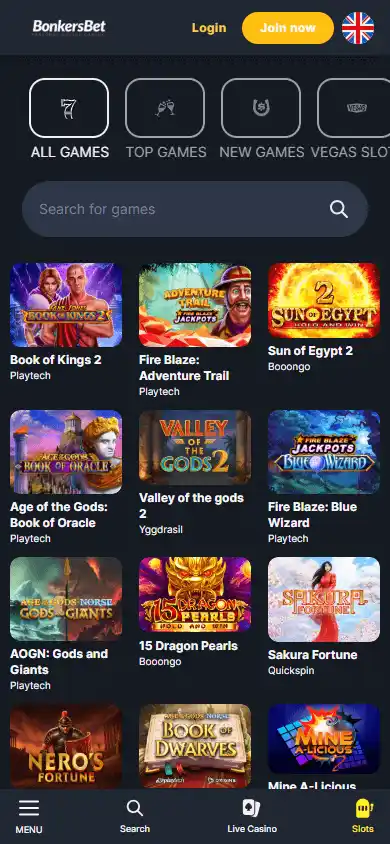 BonkersBet Casino screenshot 4