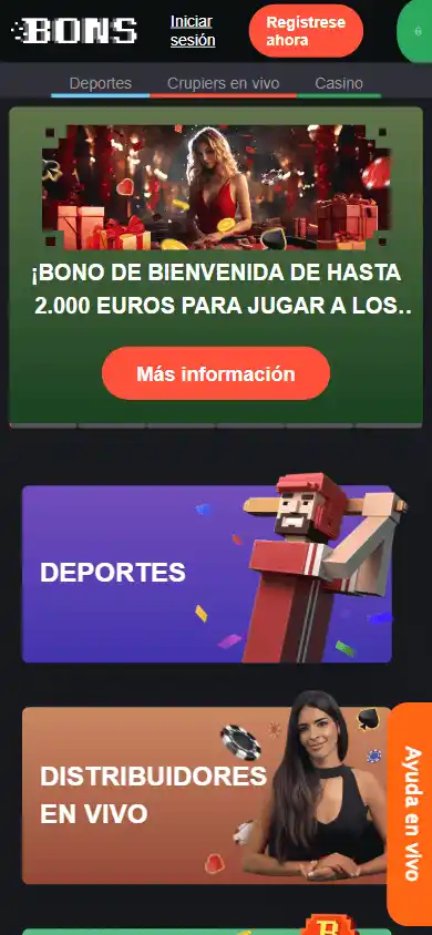 Bons Casino screenshot 2