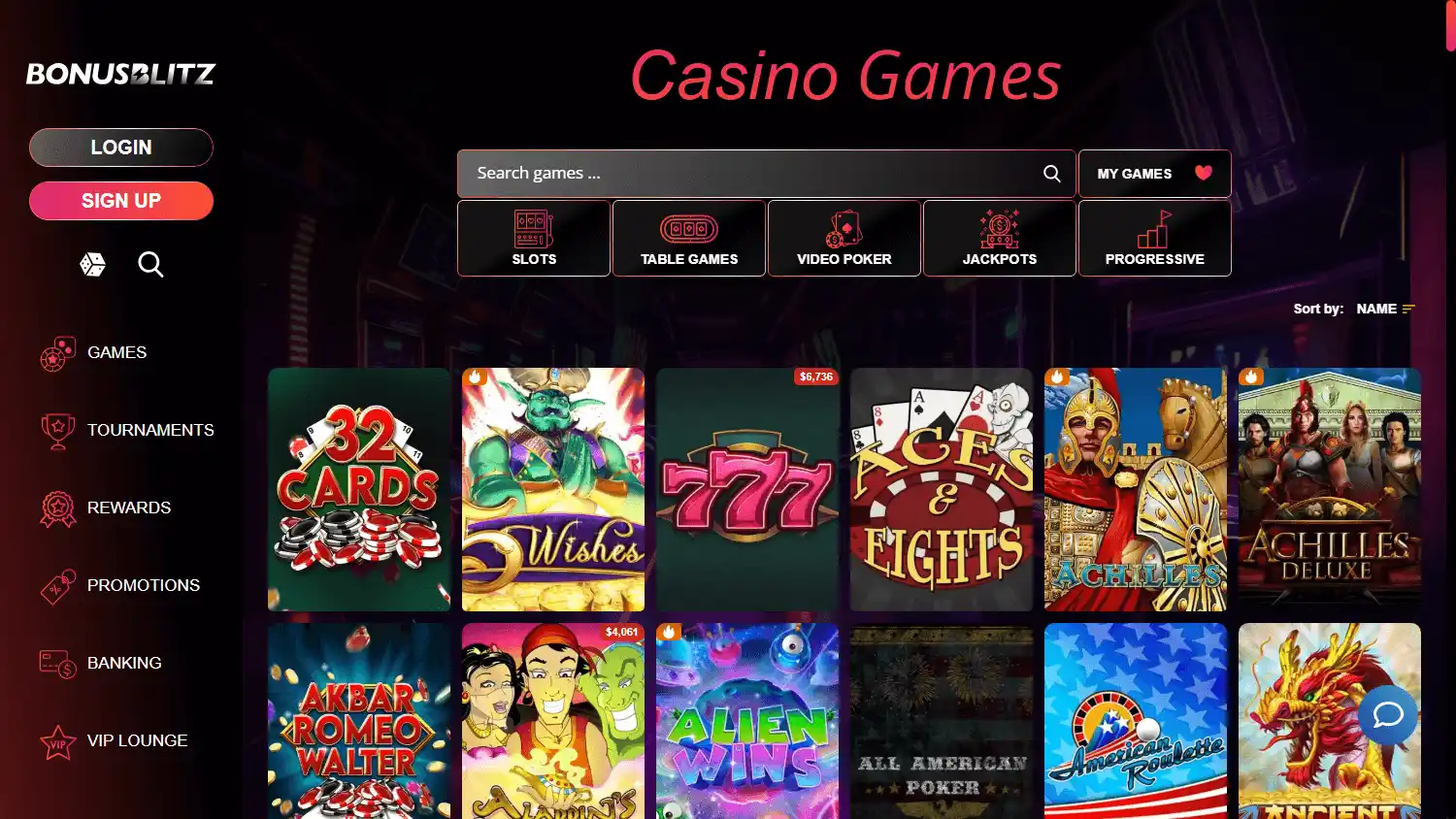 BonusBlitz Casino screenshot 2