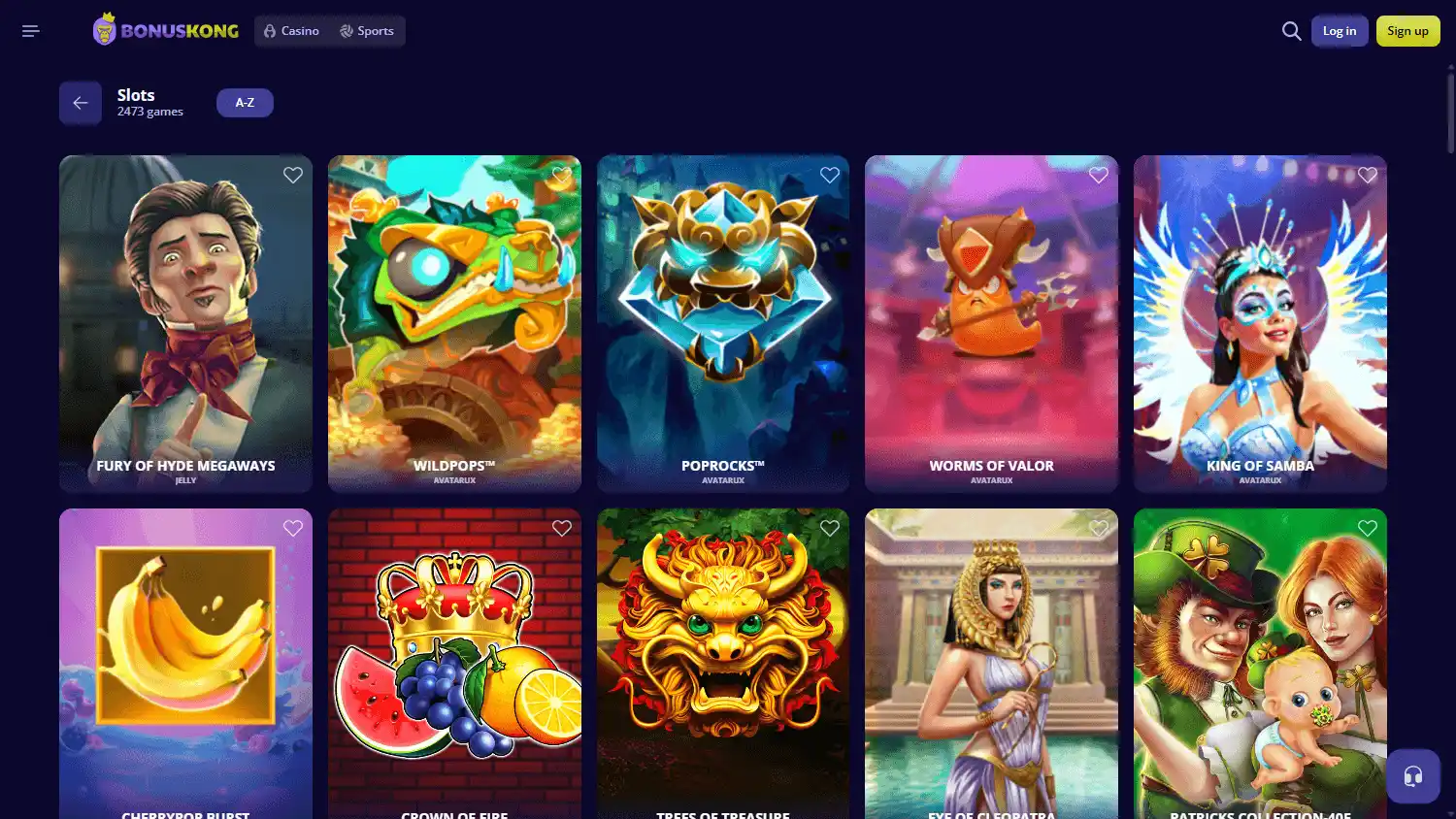 BonusKong Casino screenshot 2