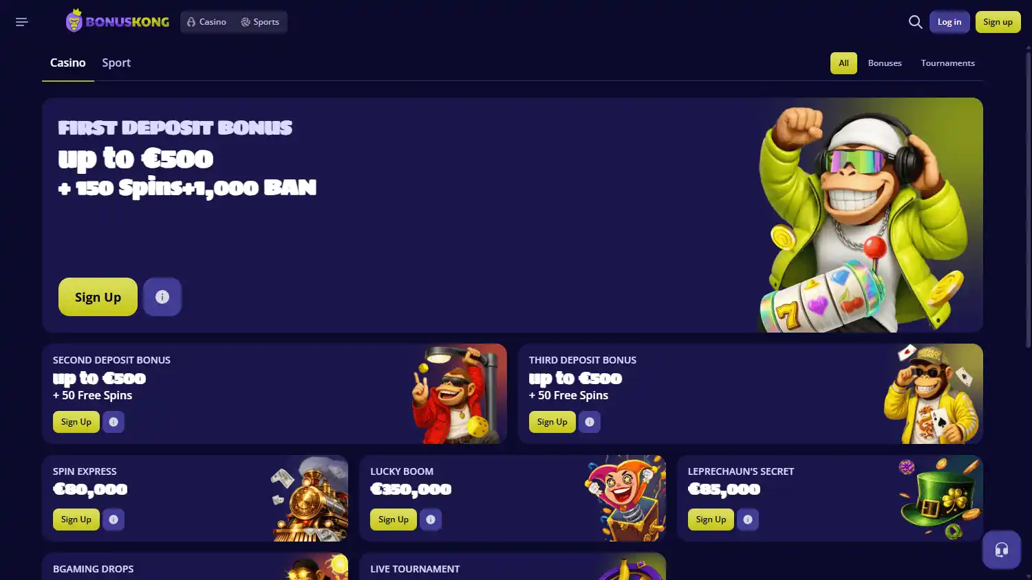 BonusKong Casino screenshot 3