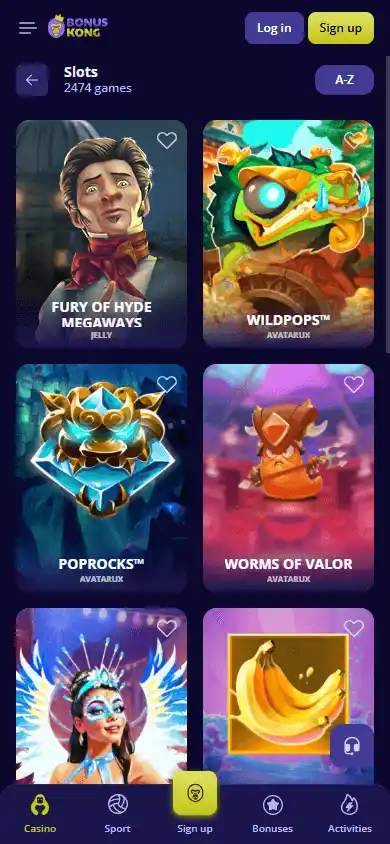 BonusKong Casino screenshot 5