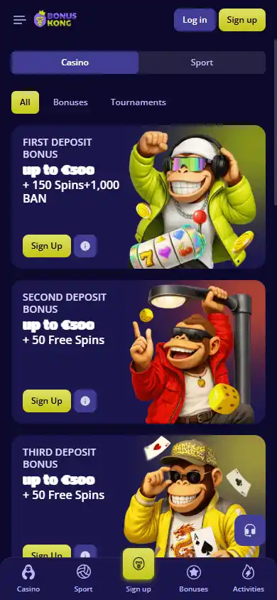 BonusKong Casino screenshot 6