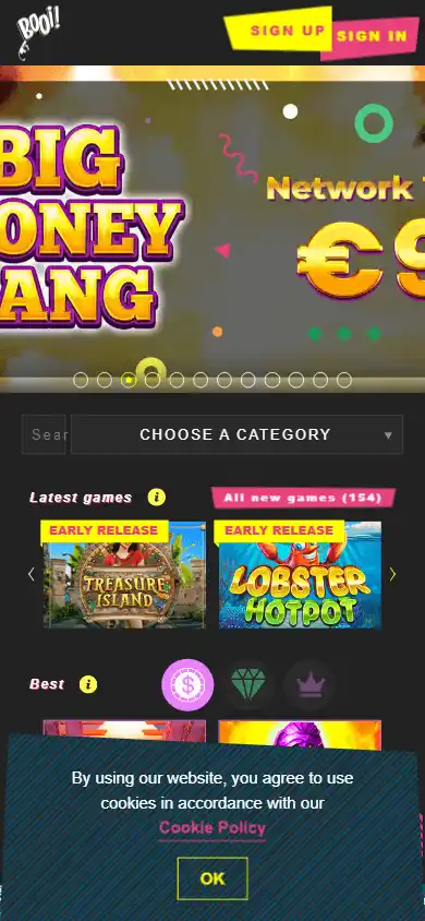 Booi Casino screenshot 4