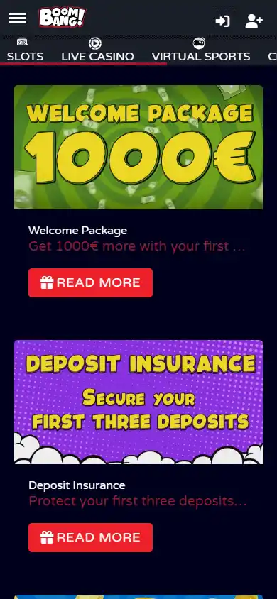 Boombang Casino screenshot 6