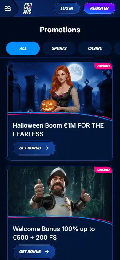 Boomerang.Bet Casino screenshot 6