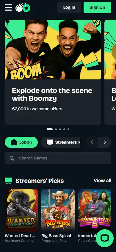 Boomzy Casino screenshot 5