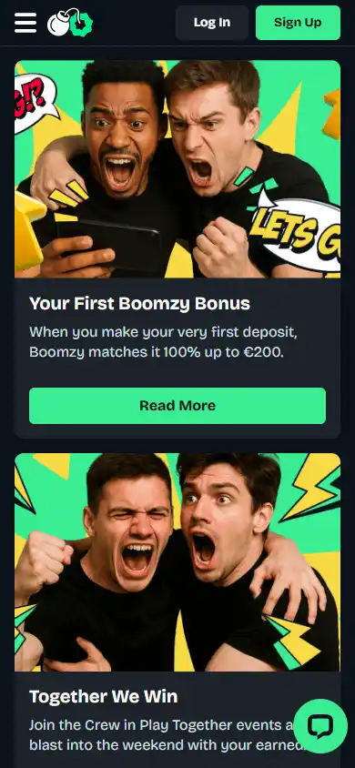 Boomzy Casino screenshot 6