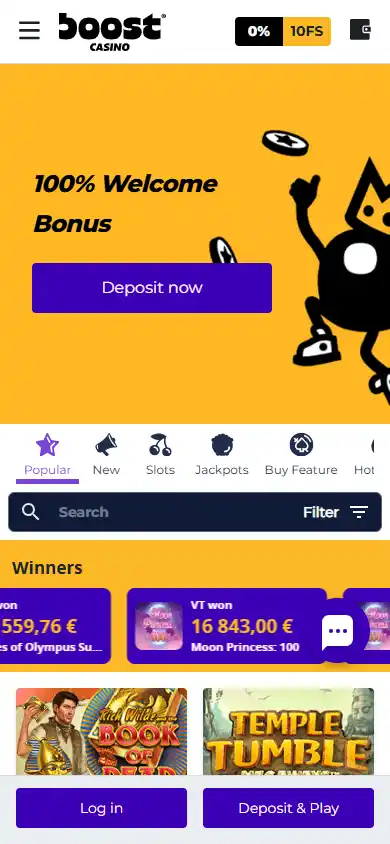 Boost Casino screenshot 4