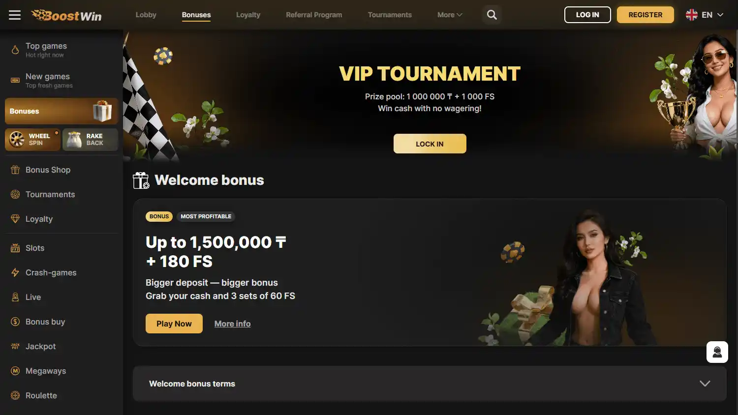 Boostwin Casino screenshot 3