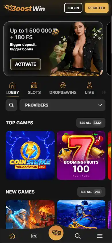 Boostwin Casino screenshot 4
