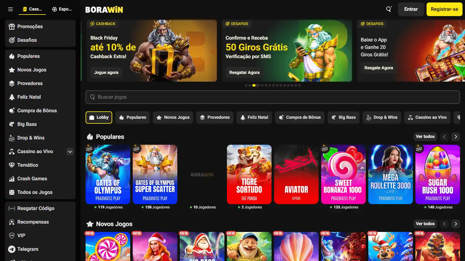 BoraWin Casino screenshot 1