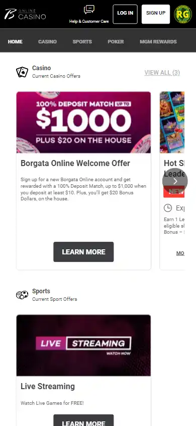 Borgata Casino screenshot 4