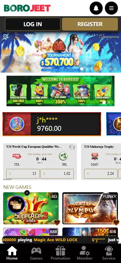 Borojeet Casino screenshot 4