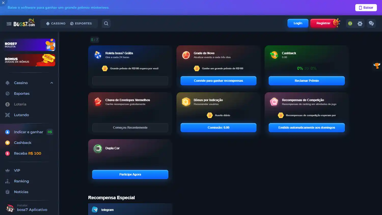 Boss7 Casino screenshot 3