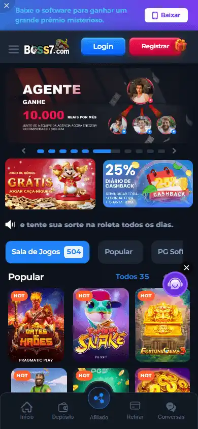 Boss7 Casino screenshot 4
