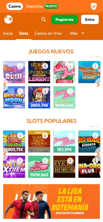 Botemania Casino screenshot 6