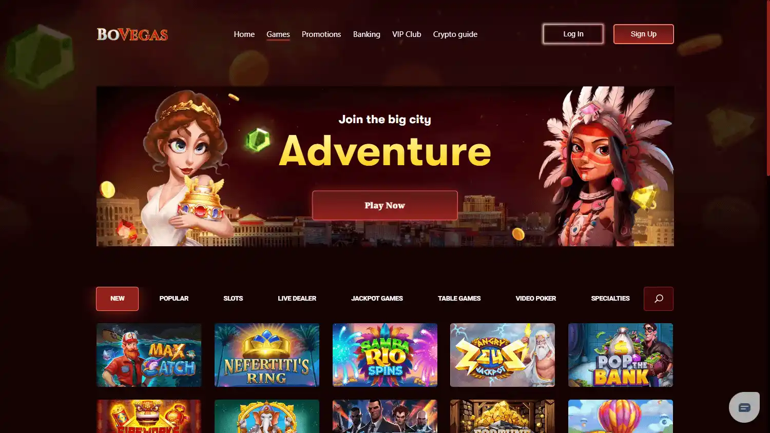 BoVegas Casino screenshot 2