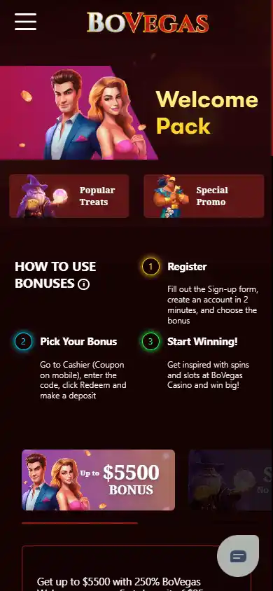 BoVegas Casino screenshot 6